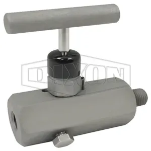 DIXON MFC604 Block And Bleed Needle Valve, 10000 PSI At 200 Deg. F, Fkm O-Ring Seal | BX7KTL