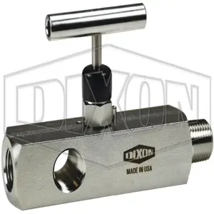 DIXON MFS204 Multiport Needle Valve, 1/2 FNPT Port, 10000 PSI At 200 Deg. F | BX7KTJ