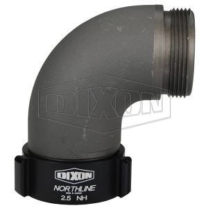 DIXON N5490-25F25F Style N54, Angle And Suction Elbow, 90 Deg. Angle, 2-1/2 Inch Thread | BX7LMW