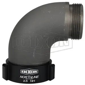 DIXON N5490-25F25F Style N54, Angle And Suction Elbow, 90 Deg. Angle, 2-1/2 Inch Thread | BX7LMW