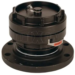 DIXON NCS-CSF-STZ650C Carbon Steel Flange x Storz With Cap, 6 Inch Flange, 1 Pack, 5 Inch Storz Size | BX7LUU