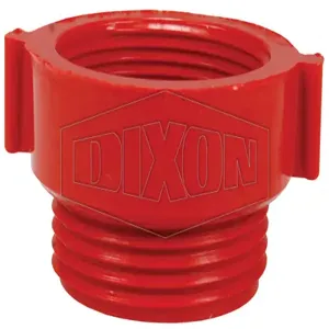 DIXON POLYHA15S15F Polycarbonate Hydrant Adapter, 1-1/2 x 1-1/2 Inch Thread | BX7MXJ