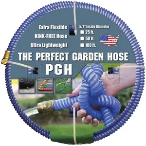 DIXON PWH100 Perfect Water Hose, 300 PSI At 70 Deg. F Burst Pressure, Blue, Polypropylene | BX7NKG