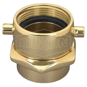 DIXON SF250F-P Swivel Adapter, Open Snoot, Brass, Female, Pin Lug | BX7TAG