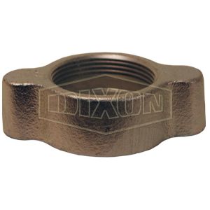 DIXON B47 Boss Wing Nut, Plated Iron, 4 Inch Size | BX6WDY