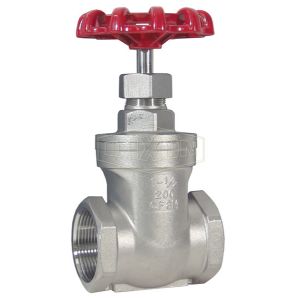DIXON SSGV125 Stainless Steel Gate Valve, 200 PSI Wog, Cold Non-Shock, 1-1/4 Inch Size | BX7TXT