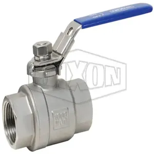 DIXON SSLBV38 Stainless Steel Ball Valve Full Port, Locking Handle, 1000 PSI Wog | AL4JXJ