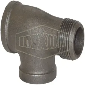 DIXON SST50 Npt Threaded Street Service Tee, 1/2 Thread Size, 150# Iron | BX7TYB