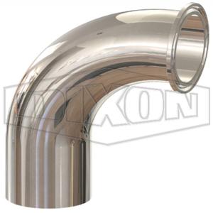 DIXON T2CM-600PL Elbow, 90 Degree, 6 Inch Dia., 316L Stainless Steel | BX7UJE