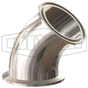 DIXON T2KMP-100PL Winkelstück, 45 Grad, 1 Zoll Durchmesser, 316L Edelstahl | BX7UPN