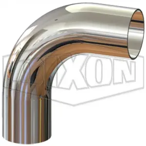 DIXON T2S92-400PM Elbow, 4 Inch Dia., 316L Stainless Steel | BX7UUD