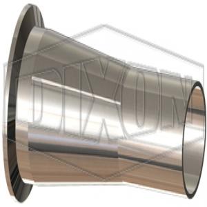 DIXON T31M-100075PL Concentric Reducer, 1 x 3/4 Inch Dia., 316L Stainless Steel | BX7UYX