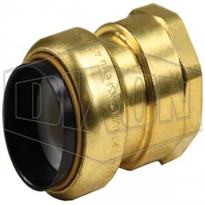 DIXON U088 Female Connector, 3/4 Inch Size, Forged Brass | BX7WRV