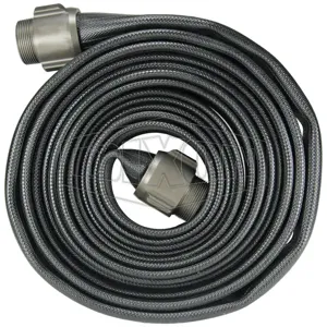 DIXON WDH20BK100RAT Nitrile Washdown Hose, 2-5/16 Inch Bowl Size, Black | BX7XJQ