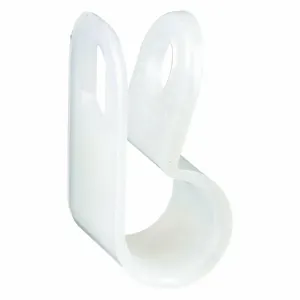 DOLPHIN COMPONENTS CORP DC-1/4N Cable Clamp, 1/4 Inch Size, White, 100Pk | AA6TZE 14X936