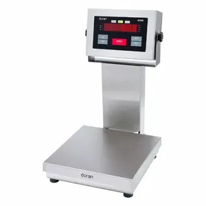 DORAN 43100/12-C14 Bench Scale, 100 lb Wt Capacity, 12 Inch Weighing Surface Dp | CP3TXJ 401Z90