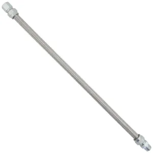 DORMONT 30-3132-30 Connector, 1/2 Inch Inner Dia., 1/2 Inch x 1/2 Inch Size, 30 Inch Length, SS | BR3BMH 0240483