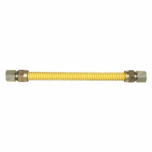 DORMONT 30C-3232-36 Gas Connector, 1/2 Inch Hose Inside Dia, 36 Inch Hose Length, 125000 BTU Capacity | CP3TYR 56HH52