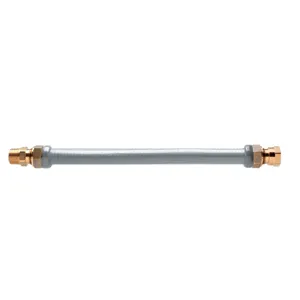 DORMONT 31P-31P32P-24 Gas Connector, 1/2 Inch Inner Dia., 1/2 Inch x 1/2 Inch Size, 24 Inch Length | BQ9EBP 0240966