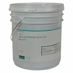 DOW CORNING 1906470 Sealant, Black, 18 Kg, Pail, 501% Or More Elongation Range | CP3UCY 53DC03