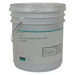 DOW CORNING 2468379 Sealant, 733, Clear, 18 Kg, Pail, 301% To 500% Elongation Range | CR2ZVX 53DC18