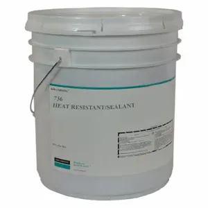 DOW CORNING 3145824 Gasket Sealant, 736, 4.8 gal, Pail, Red, Food and Beverage Processing | CP3UCQ 53DC29