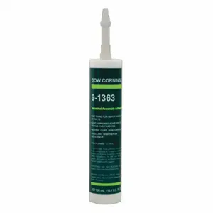 DOW CORNING 4001706 Silicone Sealant, 9-1363, Gray, 10 Oz, Cartridge, 301% To 500% Elongation Range | CP3UBU 53DC56