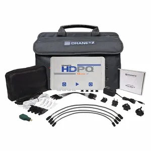 DRANETZ HDPQ-SPGAPKG Power Quality Analyzer, 6000 A Max Ac Current Measured, Three Phase, 4 Volt Channels | CP3UGD 53UG70