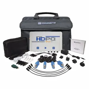 DRANETZ HDPQ-SPVA10PKG Power Quality Analyzer, 6000 A Max Ac Current Measured, Three Phase, 4 Volt Channels | CP3UFZ 53UG77