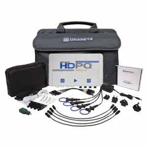 DRANETZ HDPQ-SPVAMFLEX3PKG Power Quality Analyzer, 6000 A Max Ac Current Measured, Three Phase, 4 Volt Channels | CP3UFM 53UG82