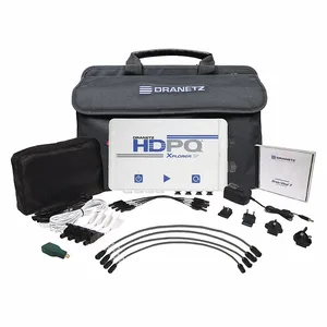 DRANETZ HDPQ-SPXAPKG Power Quality Analyzer, 6000 A Max Ac Current Measured, Three Phase, 4 Volt Channels | CP3UFN 53UG63