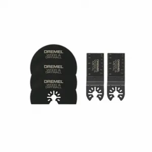 DREMEL MM391U Oscillating Tool Blade Set, 5 Blades, Cutting Blade, Drywall/Metal/Wood, End Cut/Segmented | CP3UKT 794AA1