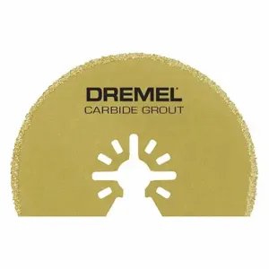 DREMEL MM502 Grout Removal Blade, 2 21/32 Inch Blade Width, 2 11/16 Inch Overall Length, Carbide Grit | CP3UHP 40TU45