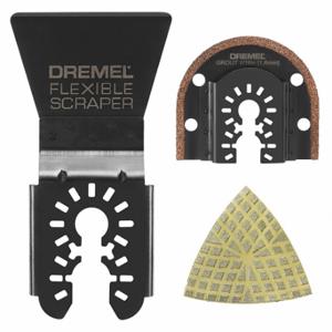 DREMEL MM515U Oscillating Tool Blade Set, 3 Blades, Flex Scraper/Grout Blade, Grout | CP3UKF 794AC1