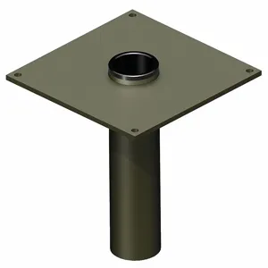 DREMEL OZSOC1 Mounting Base, 1200 lb Capacity, Steel, Gray Color, Steel Material | CH6TET 49P539