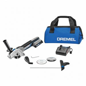 DREMEL US20V-01 Circular Saw Kit, 4 Inch Blade Dia., Left Blade Side, 15000 Rpm Max. Blade Speed | CH6RVW 780U12