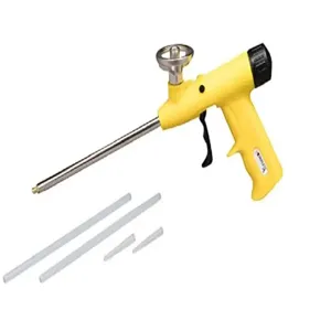 Dripless FG 450 Foam Gun, 8 Inch Tube, Composite Body, Metal Adapter, Yellow | CJ6CVA