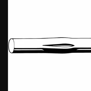 FABORY U39750.015.0075 Half Length Grooved Center Pin, 5/32 Inch Pin Dia., 10PK | CG8RFK 41VJ23