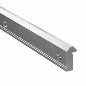 DUALVEE T1SS12507 Track, Nom. Rail Size, 1, 12.5 Inch Overall Length, 7 Rail Holes, Hardened Stainless Steel | CP3URU 800YM7