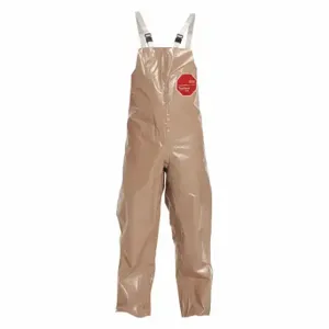 DUPONT C3360TTN4X000600 Bib Overall, Medium Duty, Taped Seam, Tan, 4XL, 6 Pack | CP3VBL 24AE87