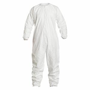 DUPONT IC254BWHXL0025CS Coveralls, Tyvek Isoclean, Bound Seam, Xl, 25 PK | CP3WBP 24AF53