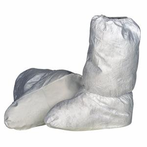 DUPONT IC447SWHLG0100CS Boot Cover, Tyvek IsoClean, Knee, Includes Slip Resistant Sole, L, Sterile | CP3VCC 30J232