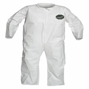DUPONT NB120SWH5X002500 Collared Disposable Coverall, 5Xl Size, Pack Of 25 | CH6QPH 49JU12