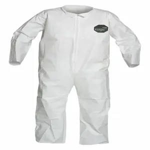 DUPONT NB120SWHSM002500 Collared Disposable Coverall, S Size, Pack Of 25 | CH6QPL 49JU05