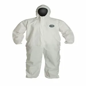 DUPONT NG127SWH4X0025NP Hooded Disposable Coverall, 4Xl Size, Pack Of 25 | CH6QQA 4LUL5