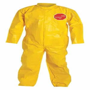 DUPONT QC120BYLXL001200 Collared Chemical Resistant Coverall, Xl Size, Pack Of 12 | CH6RFU 4LTZ7