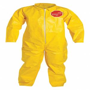 DUPONT QC120SYL4X001200 Collared Chemical Resistant Coverall, 4Xl Size, Pack Of 12 | CH6RFV 4LUD7