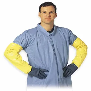 DUPONT QC500BYL00020000 Chemical Resistant Sleeve, 18 Inch Overall Length, 10 Mil Thickness, Polyethylene | CH6RGQ 2RKT3