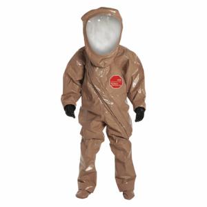 DUPONT RC550TTN4X000100 Encapsulated Suit, Tychem Responder Csm, Front, Taped Seam, Tan, 4Xl | CP3WUM 29EW51