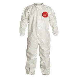 DUPONT SL125TWHXL000600 Coveralls, Light Duty, Taped Seam, White, Xl, 6 PK | CP3WBH 24AG42